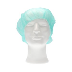 CMT haarnet (bouffant cap), pp non woven, groen, medium (ca 50cm), 100st/zak, 1.000st/doos