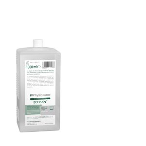 Physioderm Ecosan huidreiniging, HACCP, geurvrij, zonder schuurkorrel, 1 liter flacon, 10st/doos