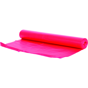 Afvalzak, HDPE, 80x110cm, T25, rood, 20st/rol, 500st/doos