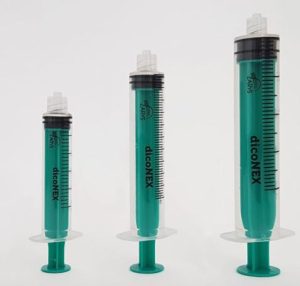 DicoNex spuit, 5ml, 3-delig, luer-lock, steriel, 100x1st/ds
