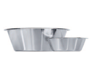 Waskom, 4,5ltr, 18×12,5cm, RVS, p/st