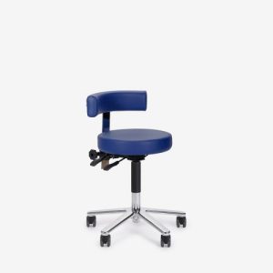Medisit Hoxa 305.1 tabouret, met gasveer, stamskin bekleding, p/st