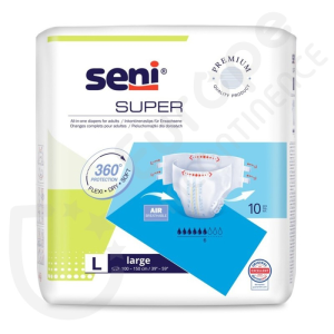 Super Seni Fit & Dry incontinentie luiers, L, 30st/pak
