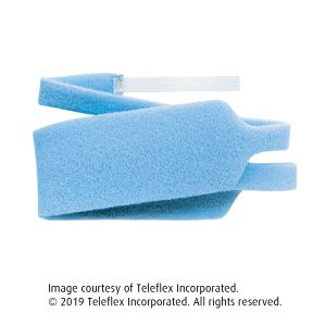 Rüsch 507900 tracheostomie bandje voor volwassenen, blauw, steriel, 10st/ds