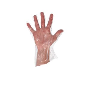 CMT pe handschoenen, transparant, glad, 30cm, 25mµ, 100st/zak, 5.000st/doos