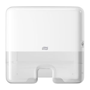 Tork H2 Xpress® Mini Multifold Handdoek Dispenser, wit, kunststof, Elevation-Line