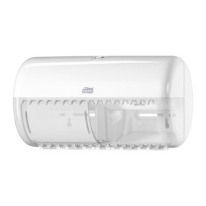 Tork T4 Traditioneel Toiletpapier Dispenser, wit, kunststof, Elevation-Line