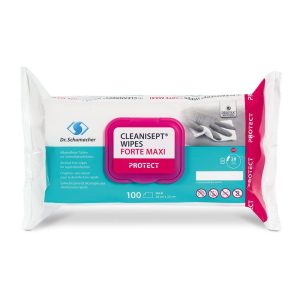 Cleanisept wipes Forte Maxi, alcoholvrij desinfectiedoekje, 100st/pak