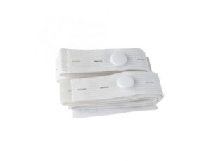 Beenband voor urine-opvangzak, katoen, incl. 4 knopen, p/pr