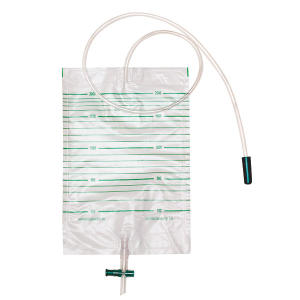DCT urinezak 2,0ltr, 90cm slang recht met terugslagventiel+kraan CV, niet steriel, 20x10st/ds
