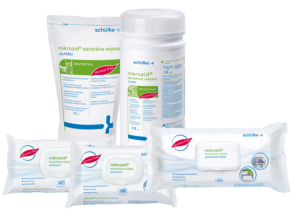 Mikrozid sensitive wipes premium, 50wipes/pak, 12pak/doos