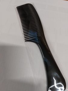 Haarkam, grof, met handvat, 22cm, 3 kleuren 50st/ds