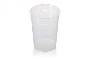 Drinkbeker, kunststof, transparant gegradueerd, 250ml, p/st