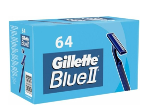 Gillette Blue II, Wegwerpscheermesjes, 64st/doos