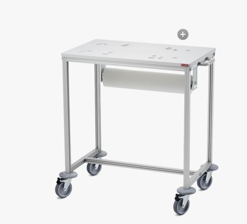 Seca 402 rolwagen voor mobiele ondersteuning voor Seca babyweegschalen
