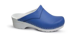 Sanita Flex klompen 314, open, korenblauw, 36