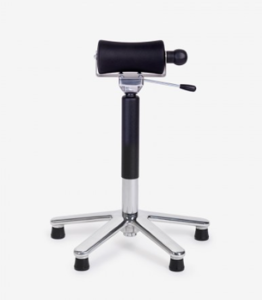 Medisit 698.2 Beensteun, hoogteverstelbaar 60-78cm, aluminum kruispoot Ø 52cm, p/st