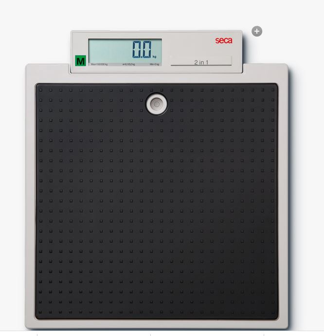 Seca opstapweegschaal elektronisch 100gr 200gr