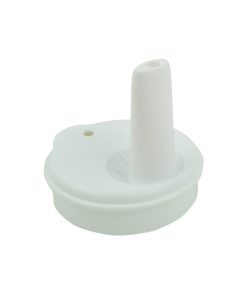Knick Cup tuitdeksel met kleine opening 4 mm t.b.v. drinkbeker, wit, p/st