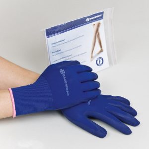 Bauerfeind VenoTrain, rubbere aantrekhandschoen t.b.v. steunkousen, small 10 pr/doos