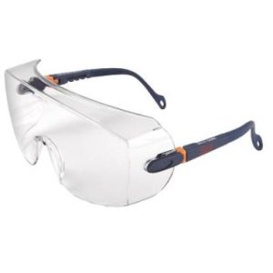 3M overzetbril 2800, met heldere polycarbonaat lens, p/st