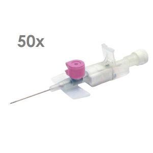 BD Venflon Pro Safety 393224 infuusnaald, 20G, 1.1mmx32mm, roze, steriel, 50x1st/doos