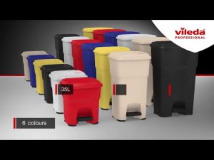 Vileda pedaalemmer Hera, blauw, 85 liter, p/st