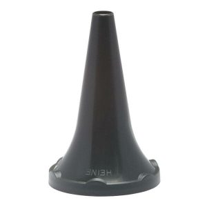 Heine B-000.11.242 Fibralux otoscooptips, 2,5 mm, zwart, 1000st/ds