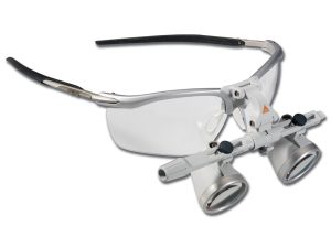 Heine C-000.32.356 verstelbare loupebril, HR 2.5x Set 420mm, i-View loupe mount + S-FRAME p/st