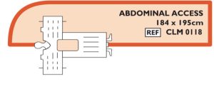 Cocoon verwarmingsdeken, Abdominal Access, 184x195cm, 10st/ds