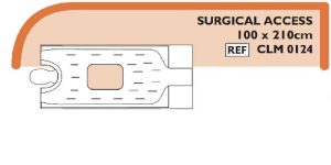 Cocoon verwarmingsdeken, Surgical Access, 100x210cm, 10st/ds