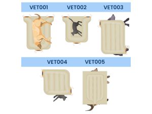 Cocoon verwarmingsdeken, Vet Under-Blanket Small, 86x79cm, 10st/ds