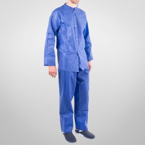 EMDAMED Patienten broek SEH, NW, blauw, maat M, 50st/ds