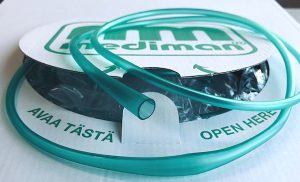 Mediman 9373 zuurstofslang Bubble, groen 3mmx4mm, latexvrij, 30 mtr, p/rol
