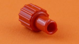 PP afsluitdopje, rood, steriel, 100x1st/ds