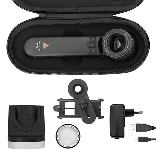 Heine K-236.28.306 Delta 30 Pro Bundle dermatoscoop incl. USB en tafeloplaadstation