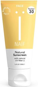 Naïf Natural Sunscreen gezichtsbescherming SPF30, 50ml/tube, p/st