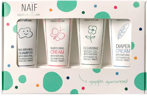 Naïf Natural Skin Care miniset, 15ml/tube, 4st/doos