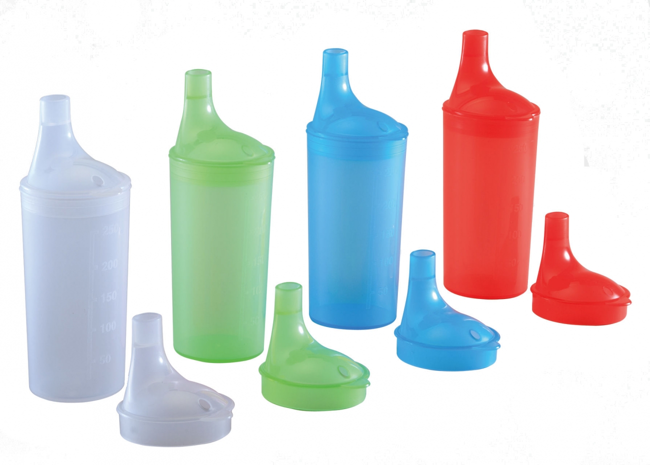 Drinkbeker met twee tuitdeksels