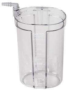 Serres opvangpot, transparant, 1000ml, p/st