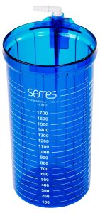 Serres opvangpot, blauw,2000ml, p/st