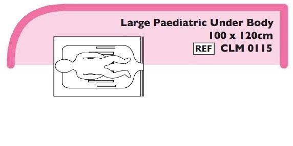 Cocoon Large Paediatric Under Body 100x120cm 10st/doos