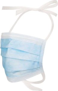 EMDAMED Mondmasker met striklint,  3-laags, blauw, 50st/disp